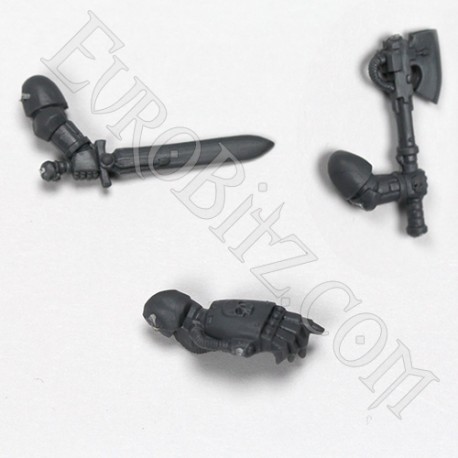 Armes de corps à corps pour champion d'assaut Space Marine.