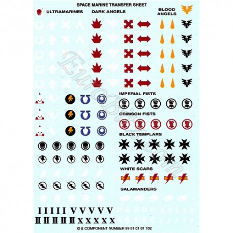 Transferts pour Troupes Space Marines