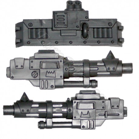 Twin Big shootas C Warbikes Ork