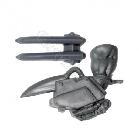 Left Arm D with power claw Nobz Boyz Ork