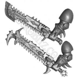 Chainsword left arms pack Raptors