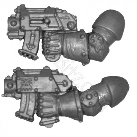 Bolt Pistols left arm Khorne's Berserkers