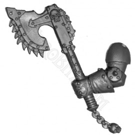Hache Tronçonneuse Bras Gauche Berserk de Khorne