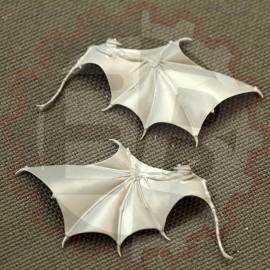 Scourges' leather wings 1