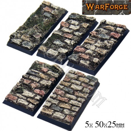 Socles Pavés 50x25 mm  x5